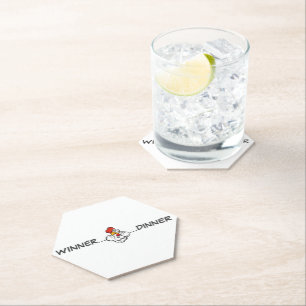 Winner Dinner Grill Paper Coaster Olympian Effort