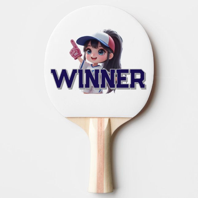 winner fan sports dall ping pong paddle (Front)
