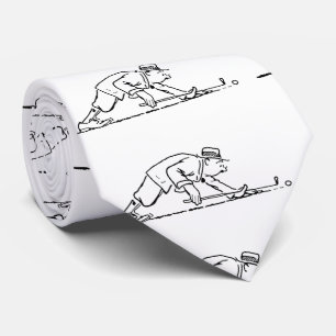 Winner golfer!  Old Man Golf Swing. Tie