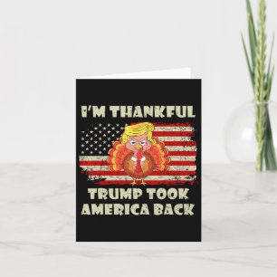 Winner I'm Thankful Trump Won Took America Ck Than Card