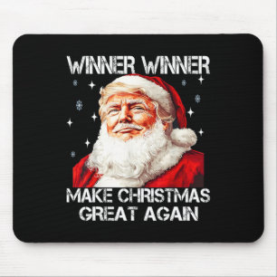 Winner Make Christmas Great Again Santa Funny Trum Mouse Pad