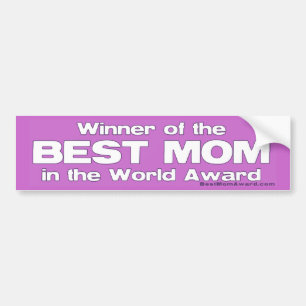 Winner of the Best Mum in the World Award Bumper Sticker