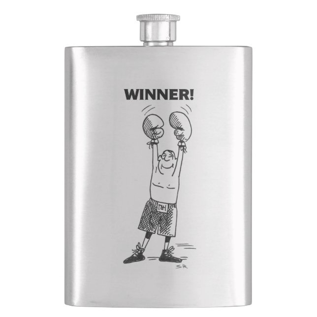 Winner stainless steel flask (Front)