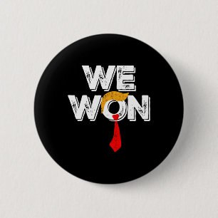Winner Trump Vance We Won Took Byck America 6 Cm Round Badge