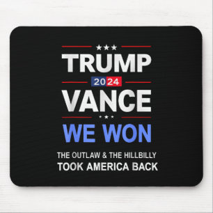 Winner Trump Vance We Won Took Byck America Keepsa Mouse Pad