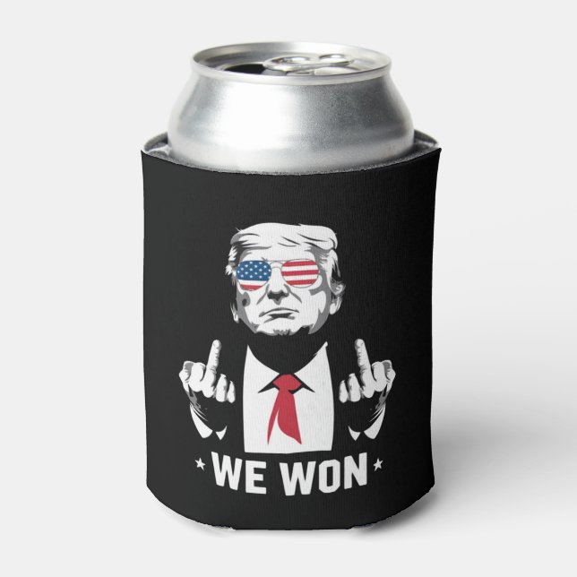 Winner Trump We Won Inauguration Day 47th  Can Cooler (Can Front)