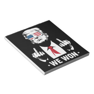 Winner Trump We Won Inauguration Day 47th  Notepad