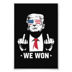 Winner Trump We Won Inauguration Day 47th  Photo Print