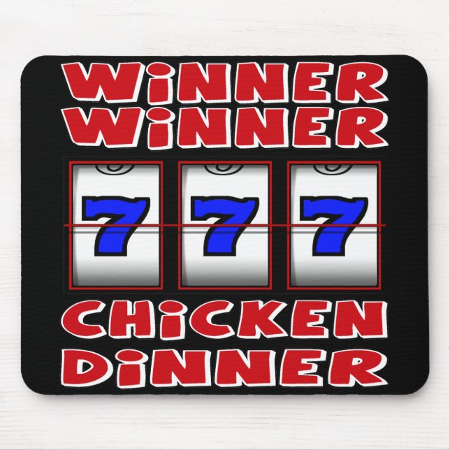 WINNER WINNER CHICKEN DINNER MOUSE PAD (Front)