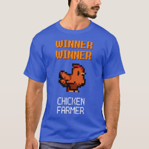 Winner Winner Chicken Farmer Chickens Poultry Fun T-Shirt
