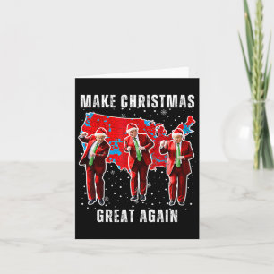 Winner Winner Christmas Dinner Santa Trump Ugly Sw Card