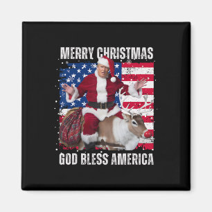 Winner Winner Christmas Dinner Santa Trump Ugly Sw Magnet