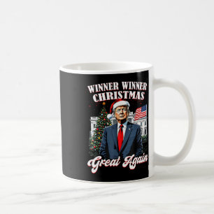 Winner Winner Christmas Great Again Fun Trump 2024 Coffee Mug
