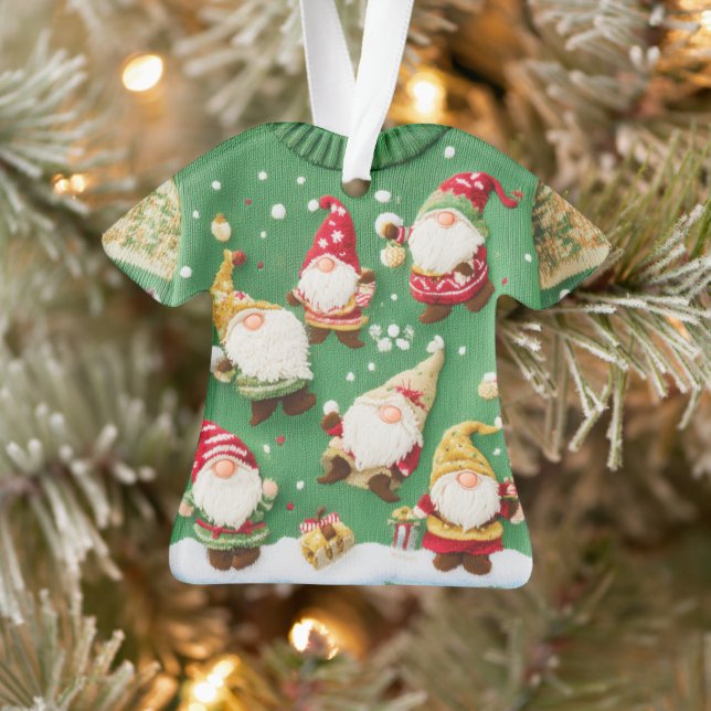 WINNER! WINNER! Tacky Christmas Sweater Contest  Ornament (Tree)
