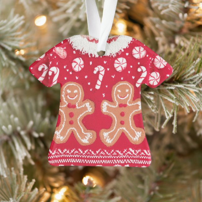 WINNER! WINNER! Tacky Christmas Sweater Contest  Ornament (Tree)