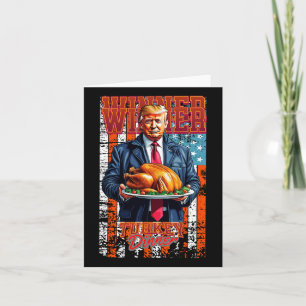 Winner Winner Turkey Dinner Thanksgiving Trump  Card