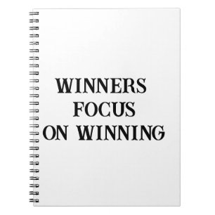 Winners Focus on Winning Journal for Driven Men