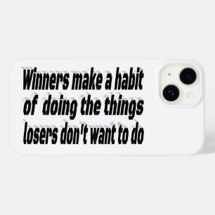 Winners Habits Motivational Quote Case-Mate iPhone 14 Case