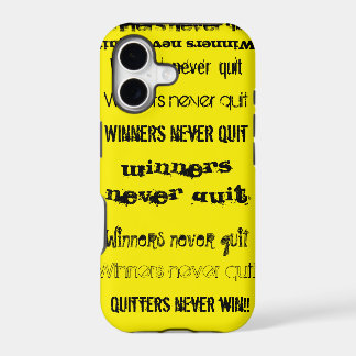 Winners Never Quit iPhone 5 Case