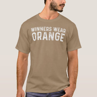 Winners Wear Orange Color War Campeam Game vintage T-Shirt