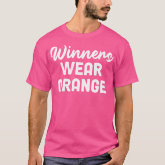 Winners Wear Orange Colour War Camp Team Game Comp T-Shirt