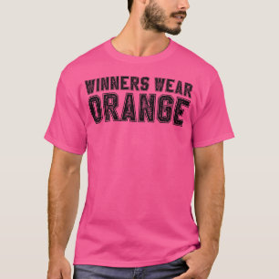 Winners Wear Orange Colour War Camp Team Game Comp T-Shirt