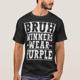 Winners Wear Purple Colour Team Sports Day Game Ca T-Shirt