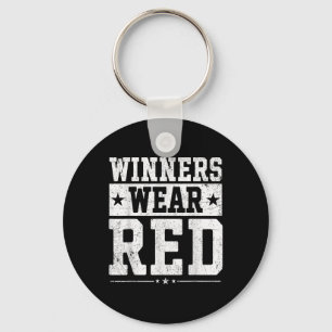 Winners Wear Red Colour War Camp Team Game Competi Key Ring