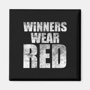 Winners Wear Red Colour War Camp Team Game Competi Magnet
