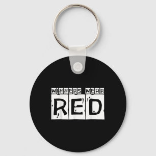 Winners Wear Red Spirit Wear Team Game Colour War Key Ring