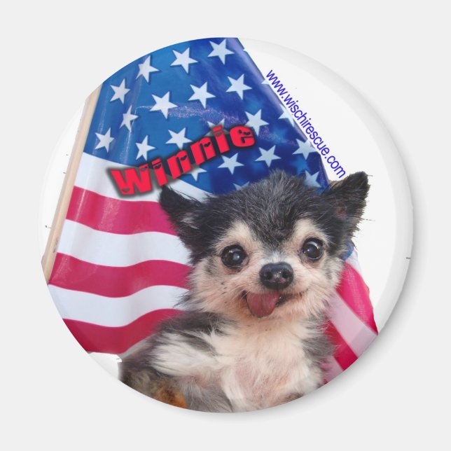 Winnie (Flag Magnet) Magnet (Front)