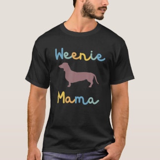 Winnie Mama Dachshund Mum Dog Mama Weiner Dog Gift T-Shirt