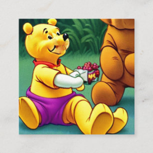 Winnie the Pooh 2. Square Business Card