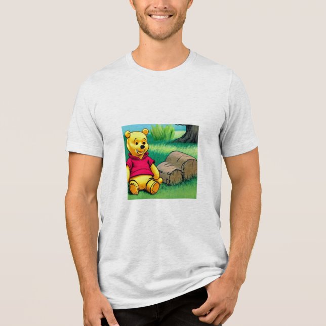 Winnie the Pooh 5. Tri-Blend Shirt (Front)