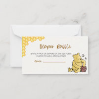 Winnie the Pooh Baby Shower Diaper Raffle