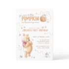 Winnie the Pooh Fall Harvest Pumpkin 1st Birthday