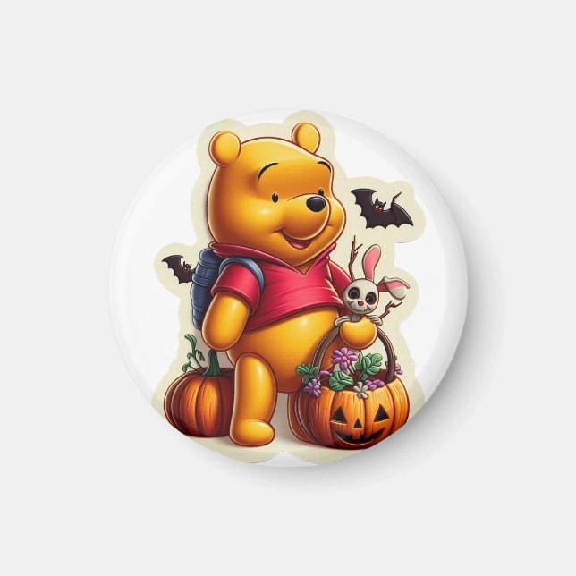 Winnie the Pooh halloween Magnet (Front)