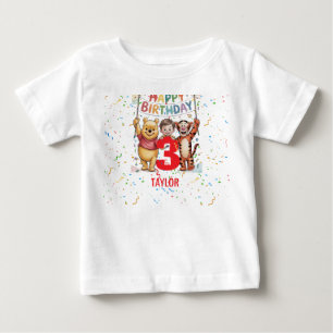 Winnie the Pooh Happy Birthday Baby T-Shirt