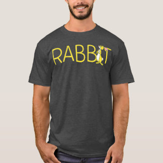 Winnie the Pooh Rabbit Classic Lettering  T-Shirt