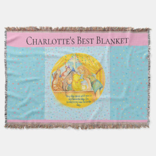 Winnie The Pooh Throw - Gift for Girl  Blanket