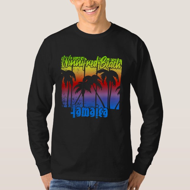 Winnifred Beach Jamaica T-Shirt (Front)