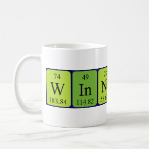 Winnifred periodic table name mug