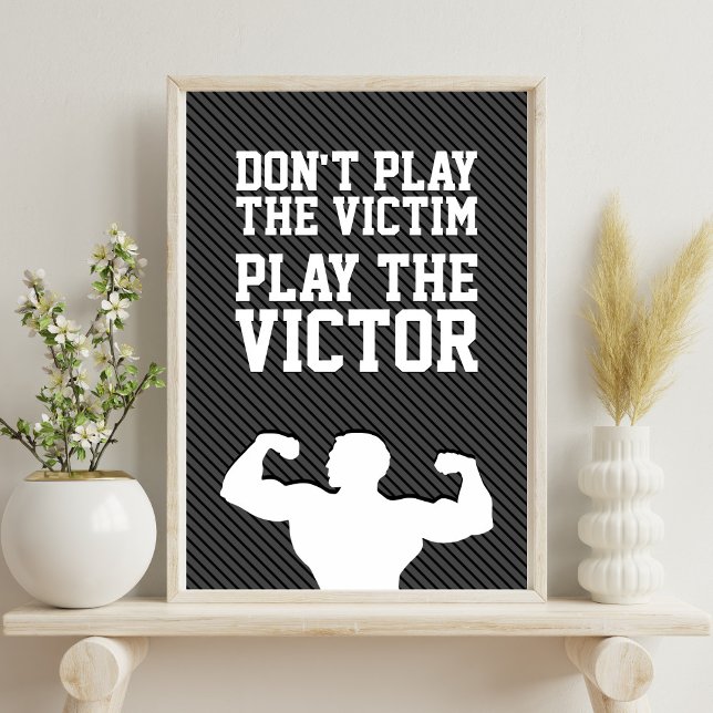 Winning Achievement Motivational Typography Quote Poster (Creator Uploaded)