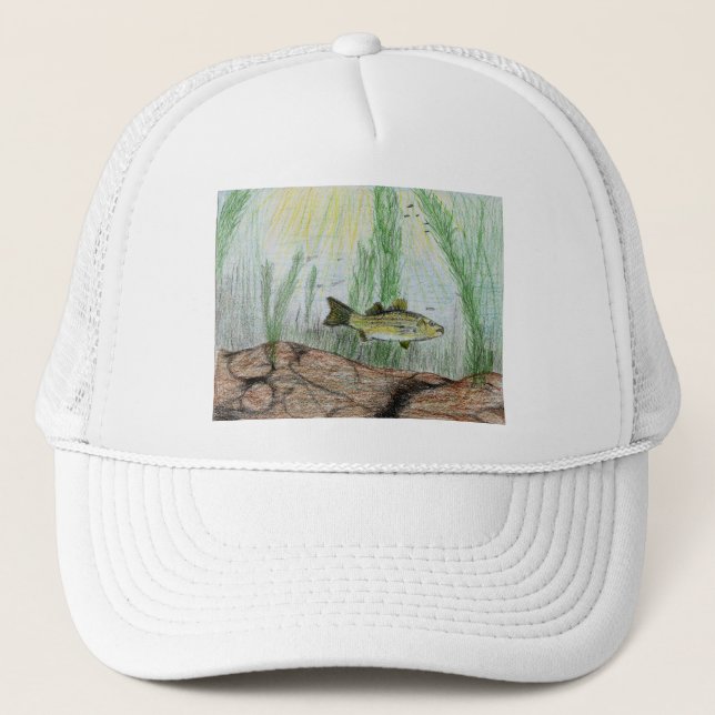 Winning Art By B. Selby Grade 4 Trucker Hat (Front)
