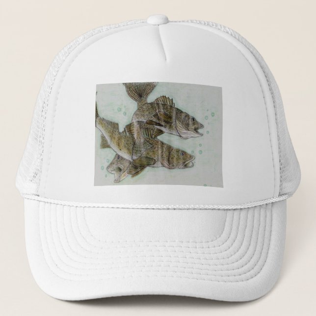 Winning Art By C. Janson Grade 8 Trucker Hat (Front)