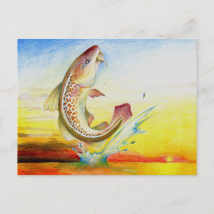 Winning Art By C. Sun Grade 7 Postcard