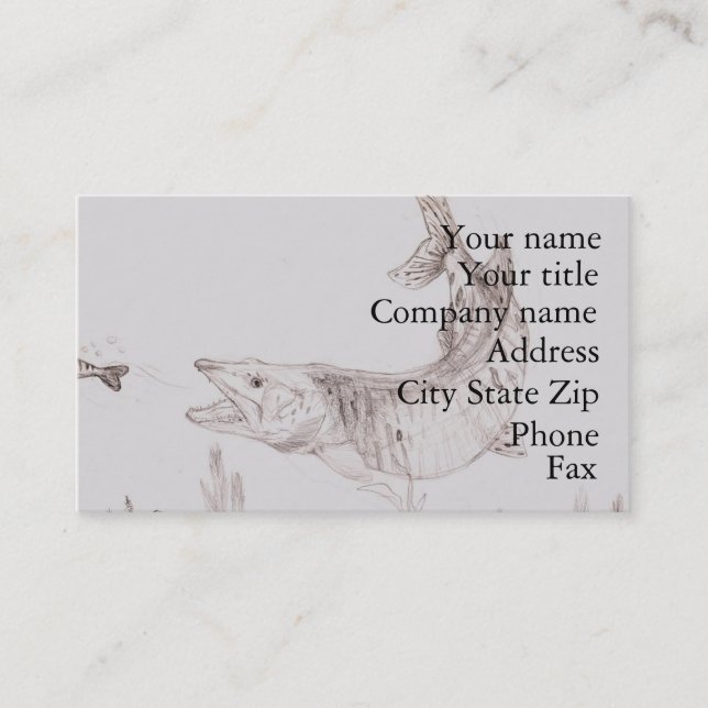 Winning artwork by A. Smith, Grade 6 Business Card (Front)