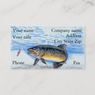 Winning artwork by E. Zhang, Grade 6 Business Card