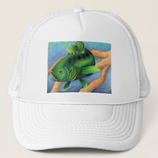 Winning artwork by L. Miller, Grade 11 Trucker Hat