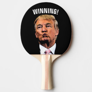 WINNING! DONALD TRUMP PING PONG PADDLE